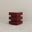 De Stijl Cubic Yan Sehpa / Tabure Küçük, Bej