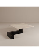 De Stijl L Mermer Alçak Orta Sehpa
