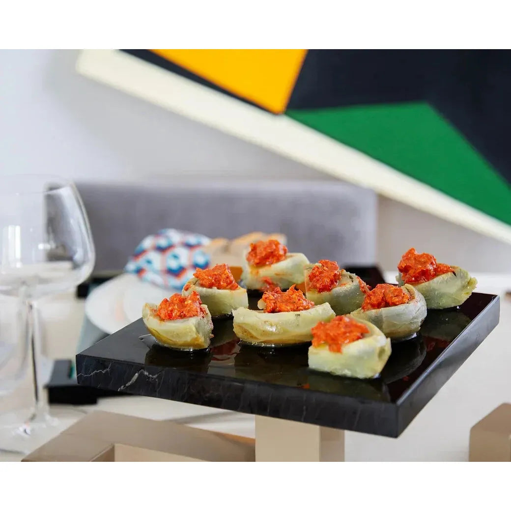 De Stijl Mermer Sofra Sunumu