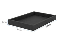 Dekoratif Antrasit Suni Deri Tepsi-Tepsi-Moena Studio-Büyük Boy-NowShopFun