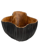 Dekoratif Gondol Lotus Yakma Siyah Teak