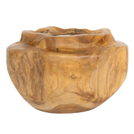 Dekoratif Mum Teak Saksı Formu-Mum-Artika Design-NowShopFun