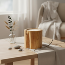 Dekoratif Mum Teak Silindir