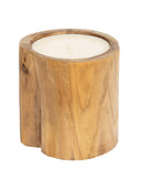 Dekoratif Mum Teak Silindir