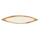 Dekoratif Mum Teak Tekne Formu L