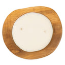 Dekoratif Mum Teak Yuvarlak Form