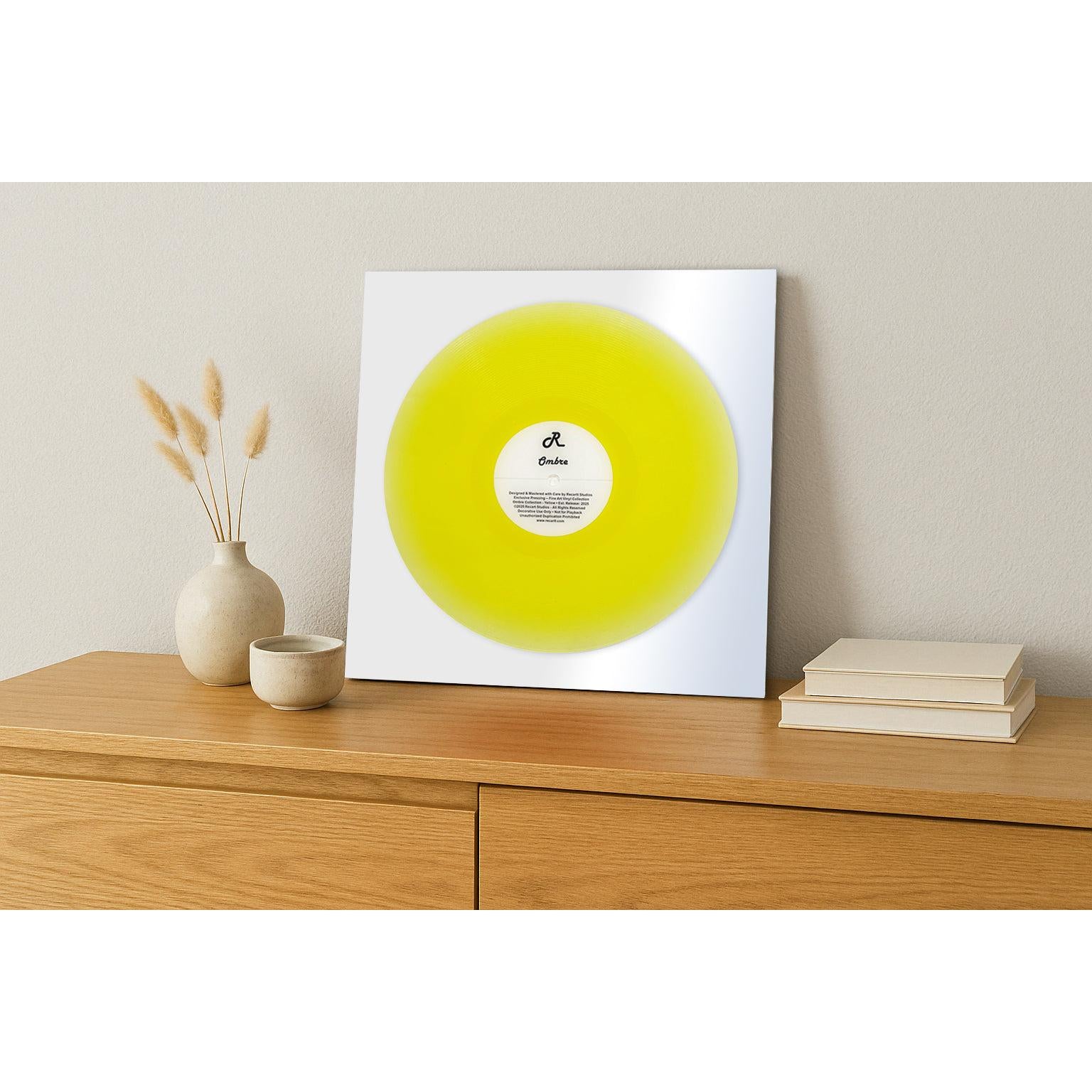 Dekoratif Plak Ombre Sarı