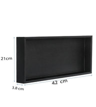 Dekoratif Siyah Suni Deri Tepsi 3 Boy Seçeneği-Tepsi-Moena Studio-Büyük Boy-NowShopFun