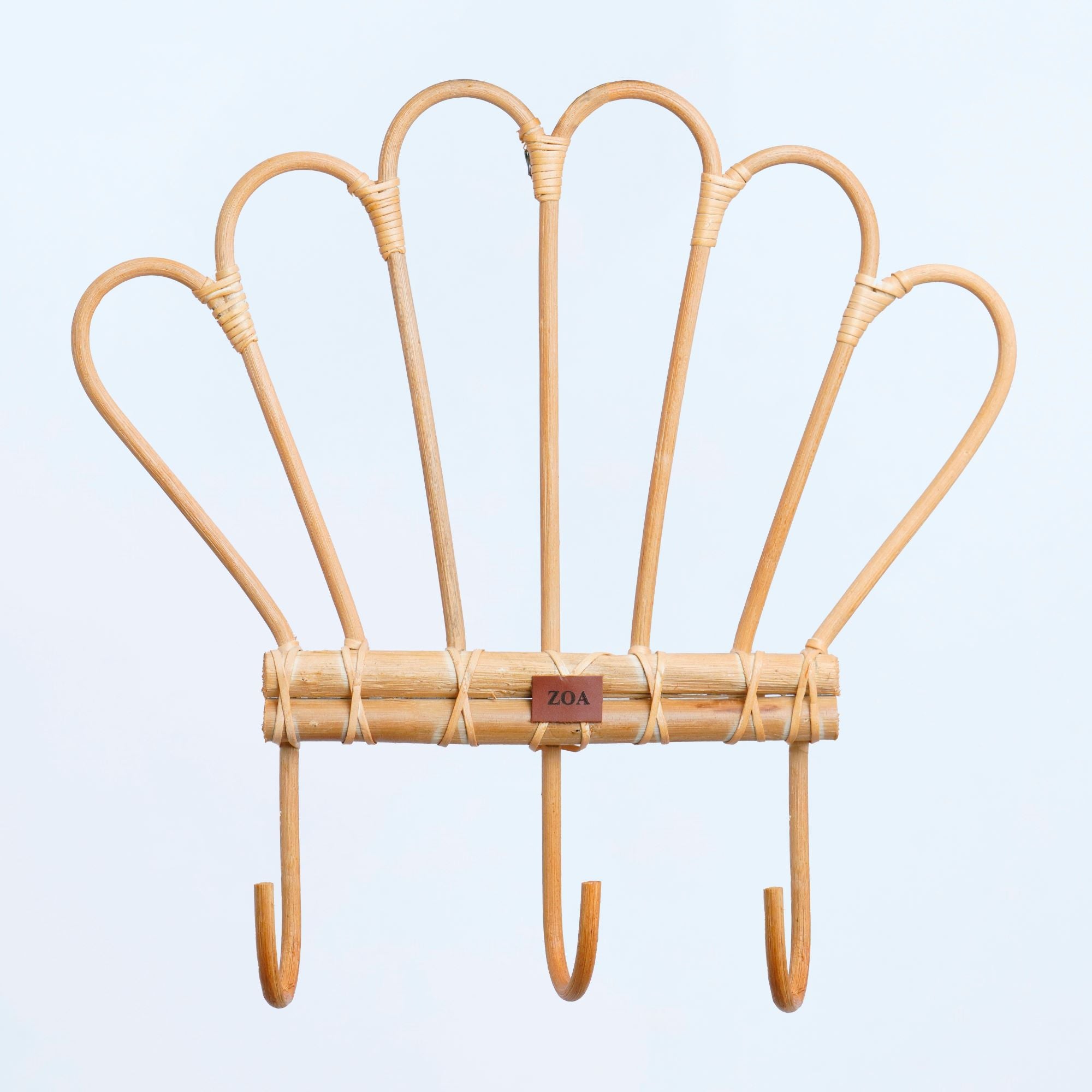 Deniz Kabuğu Rattan Askılık