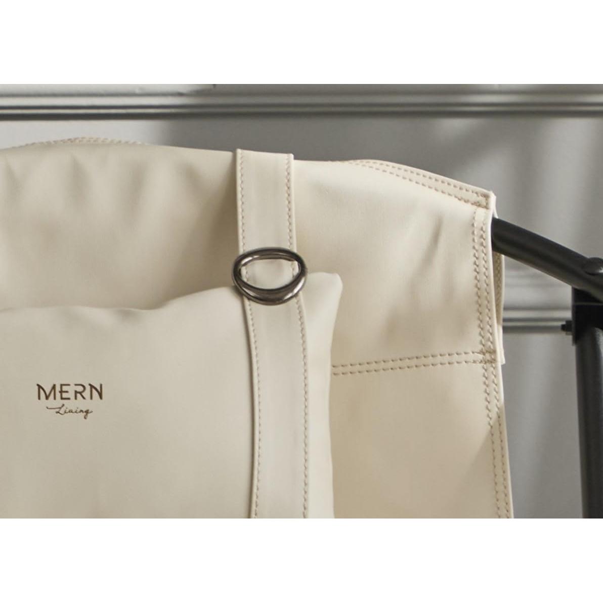 Deri Katlanır Sandalye - Off White