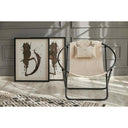 Deri Katlanır Sandalye - Off White