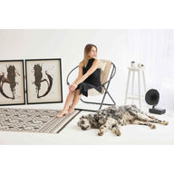 Deri Katlanır Sandalye - Off White-Katlanır Sandalye-Mern Living-NowShopFun