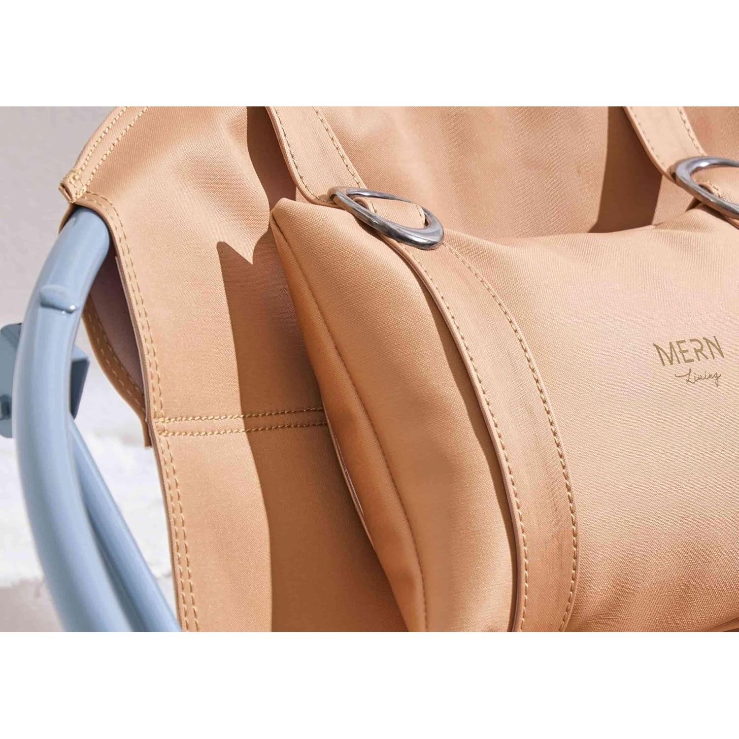 Deri Katlanır Sandalye - Turuncu