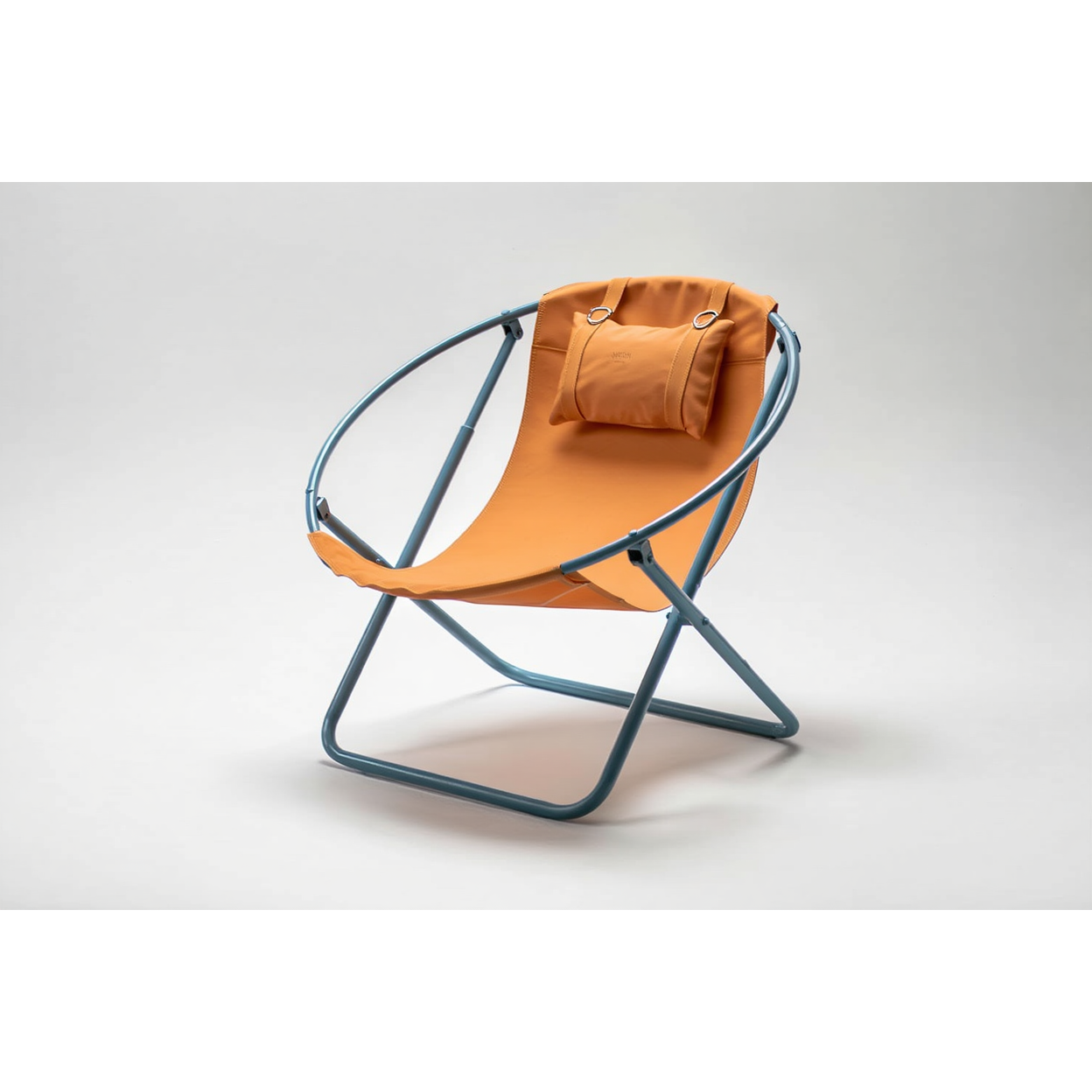 Deri Katlanır Sandalye - Turuncu