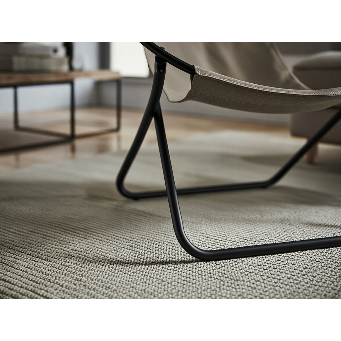 Deri Katlanır Sandalye - Vizon