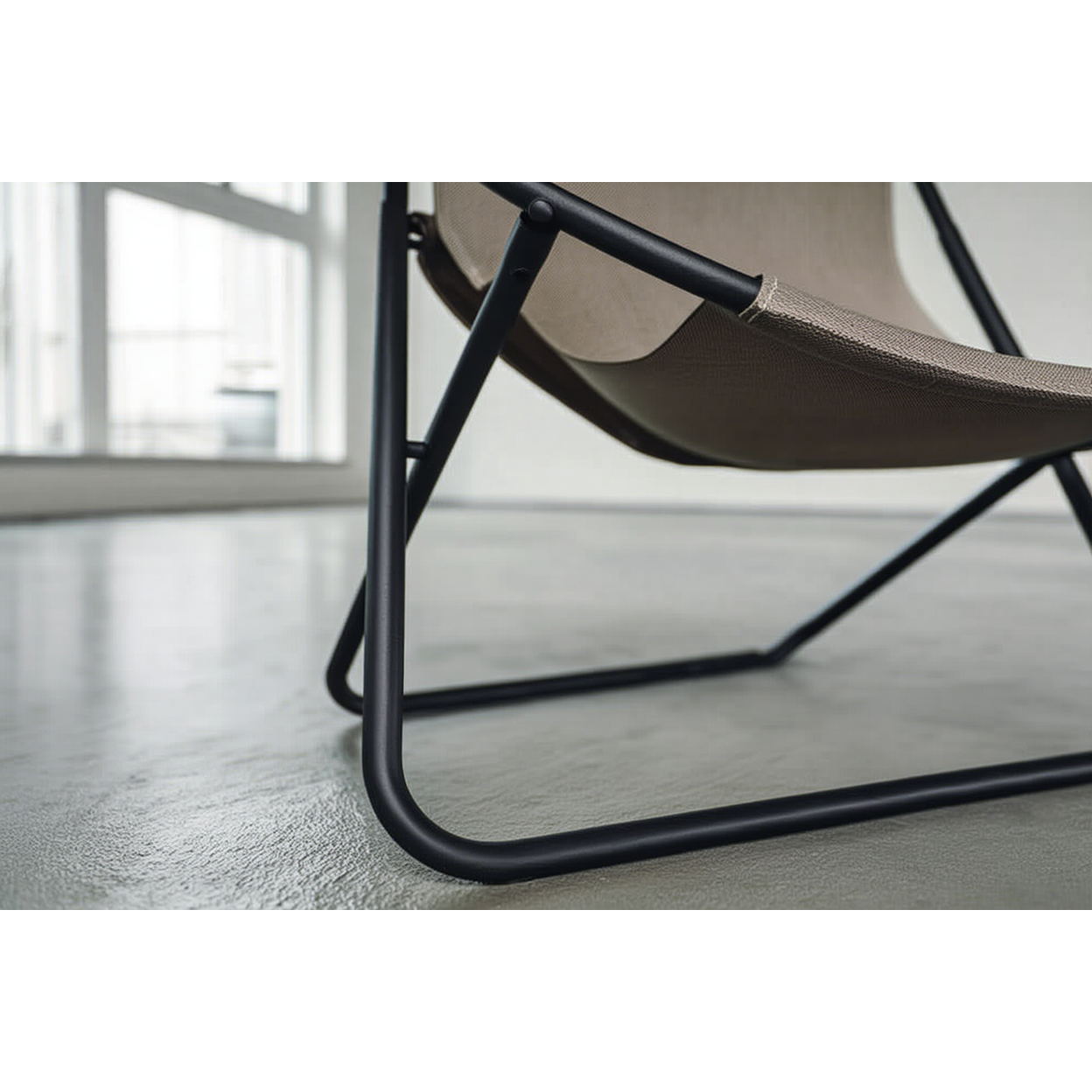 Deri Katlanır Sandalye - Vizon