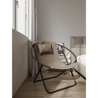 Deri Katlanır Sandalye - Vizon-Katlanır Sandalye-Mern Living-NowShopFun