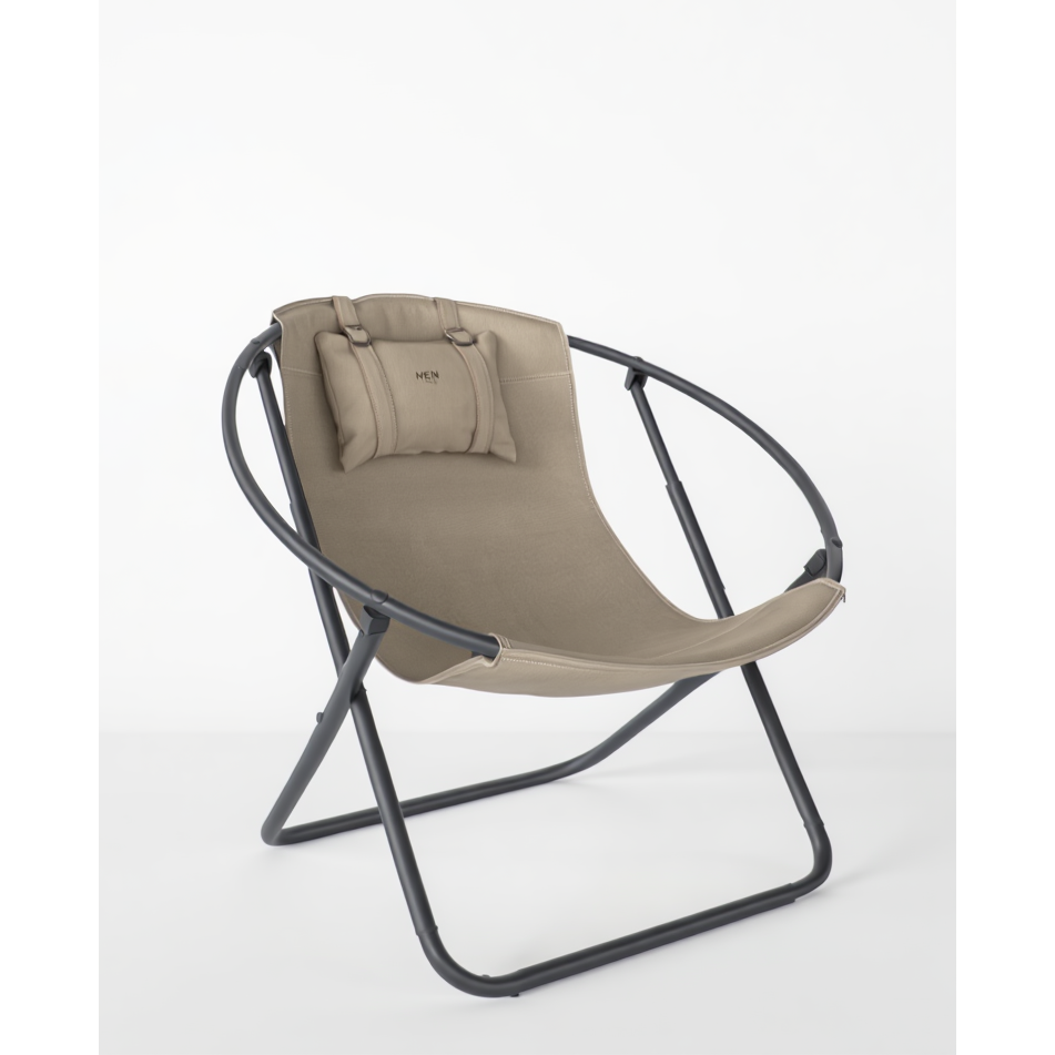 Deri Katlanır Sandalye - Vizon