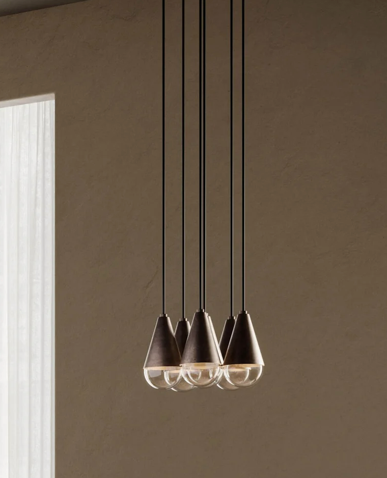 Dew Antik Demir Sarkıt Avize