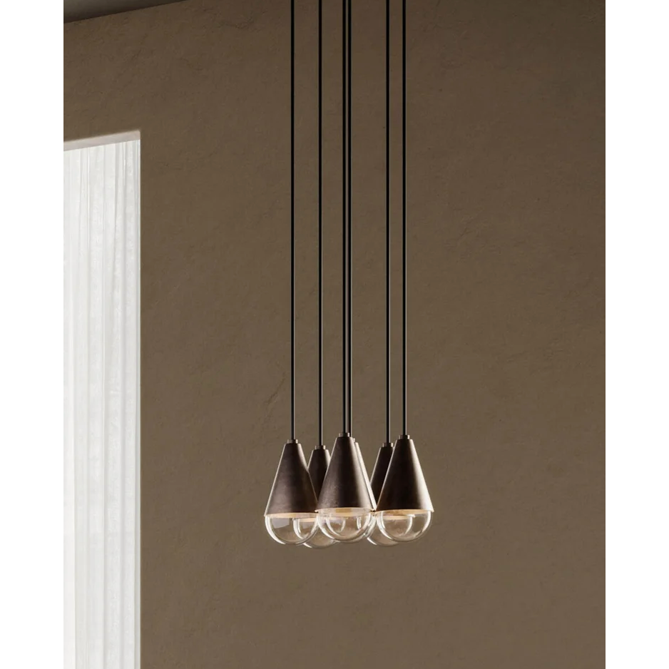 Dew Antik Demir Sarkıt Avize