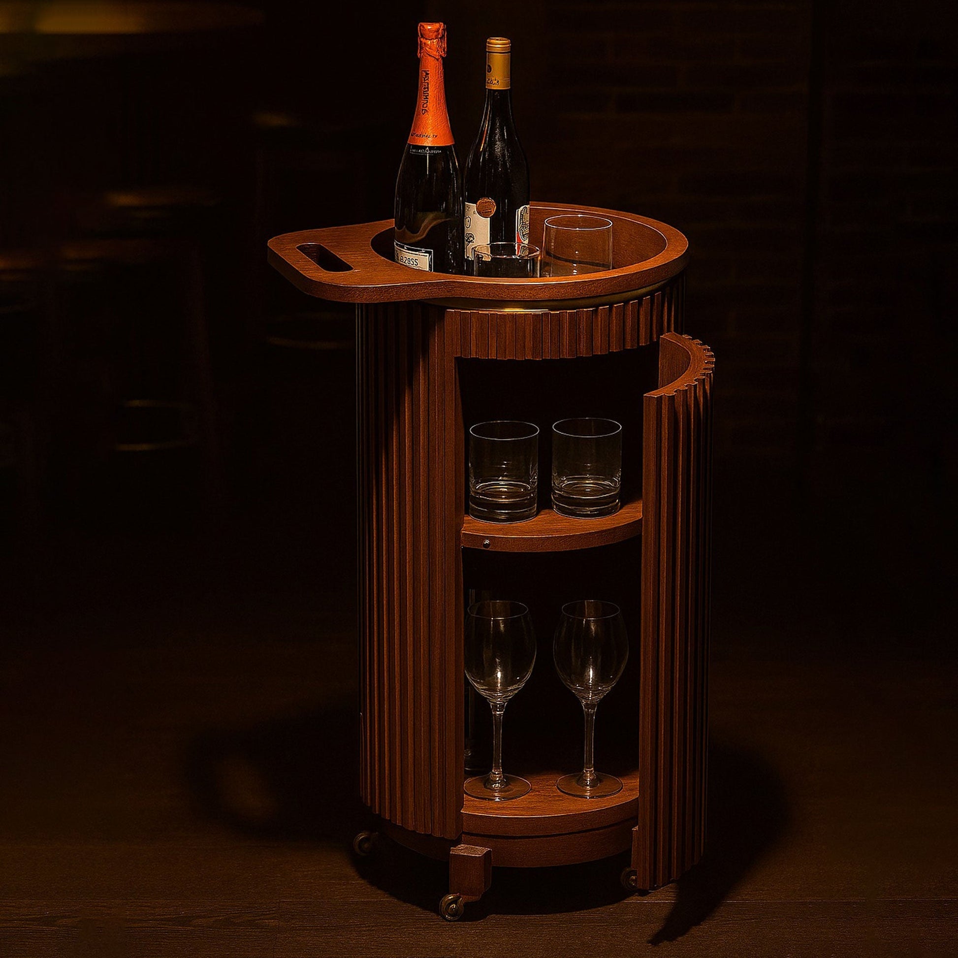 Docia İçki Servis Sunum Aracı