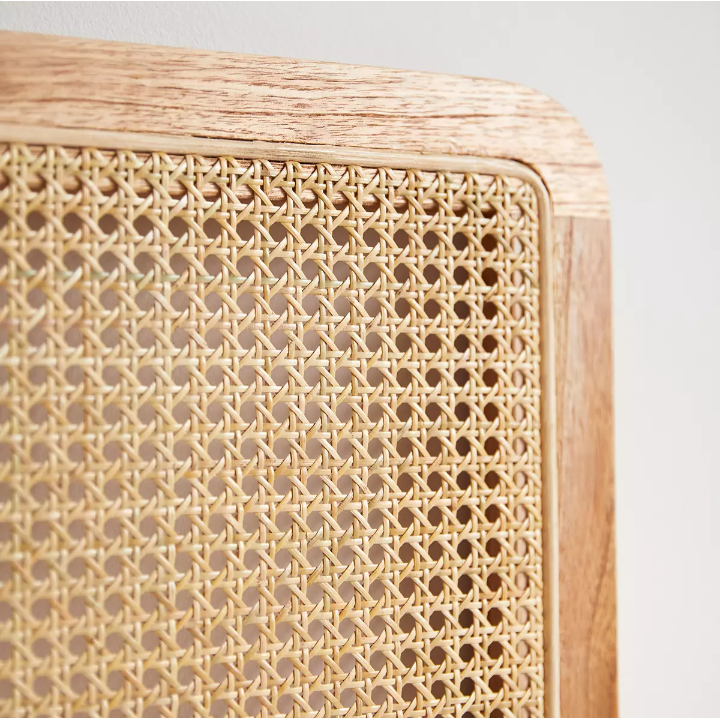 Doğal Ahşap Hazeranlı Yatak Başlığı