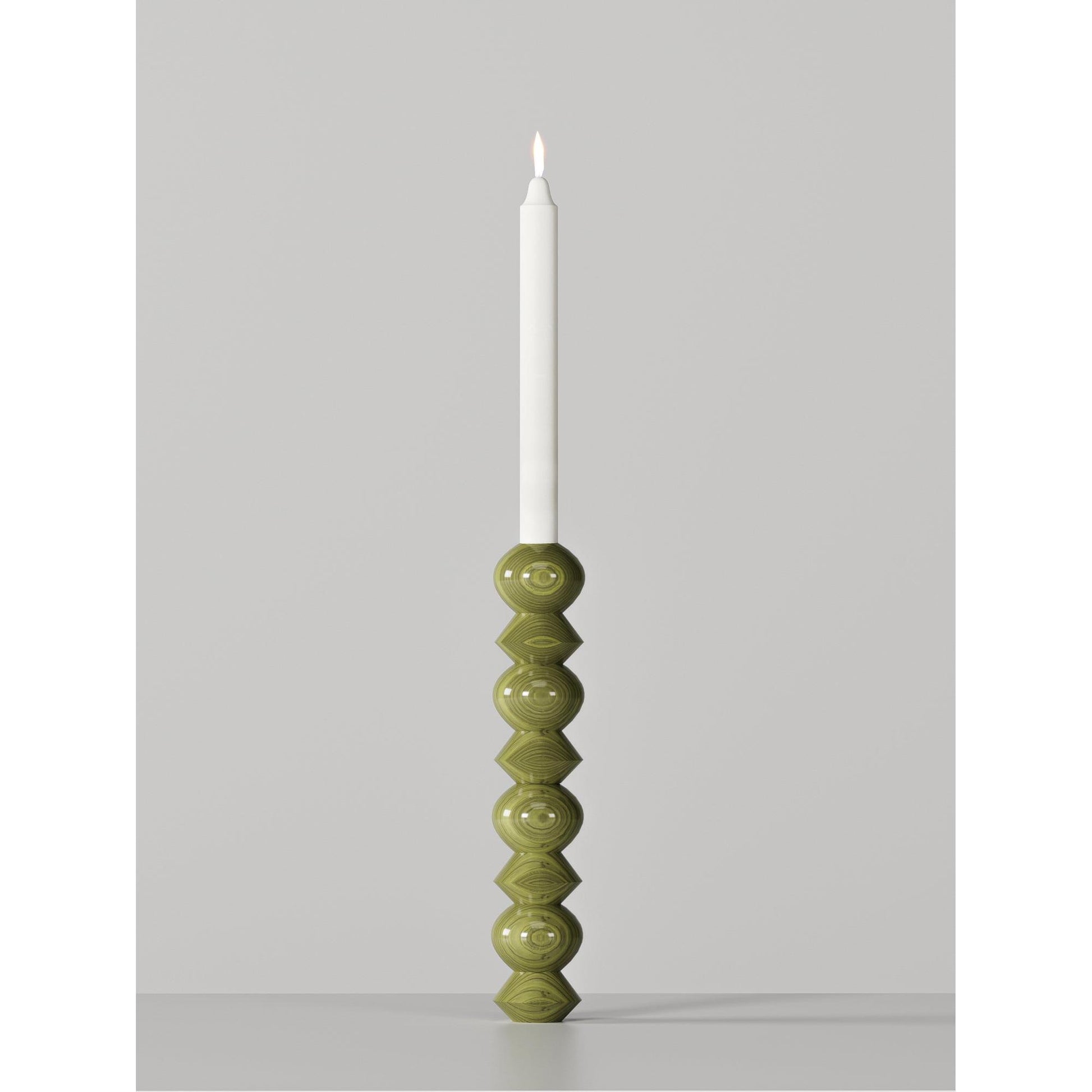 Doğal Ahşap Mumluk