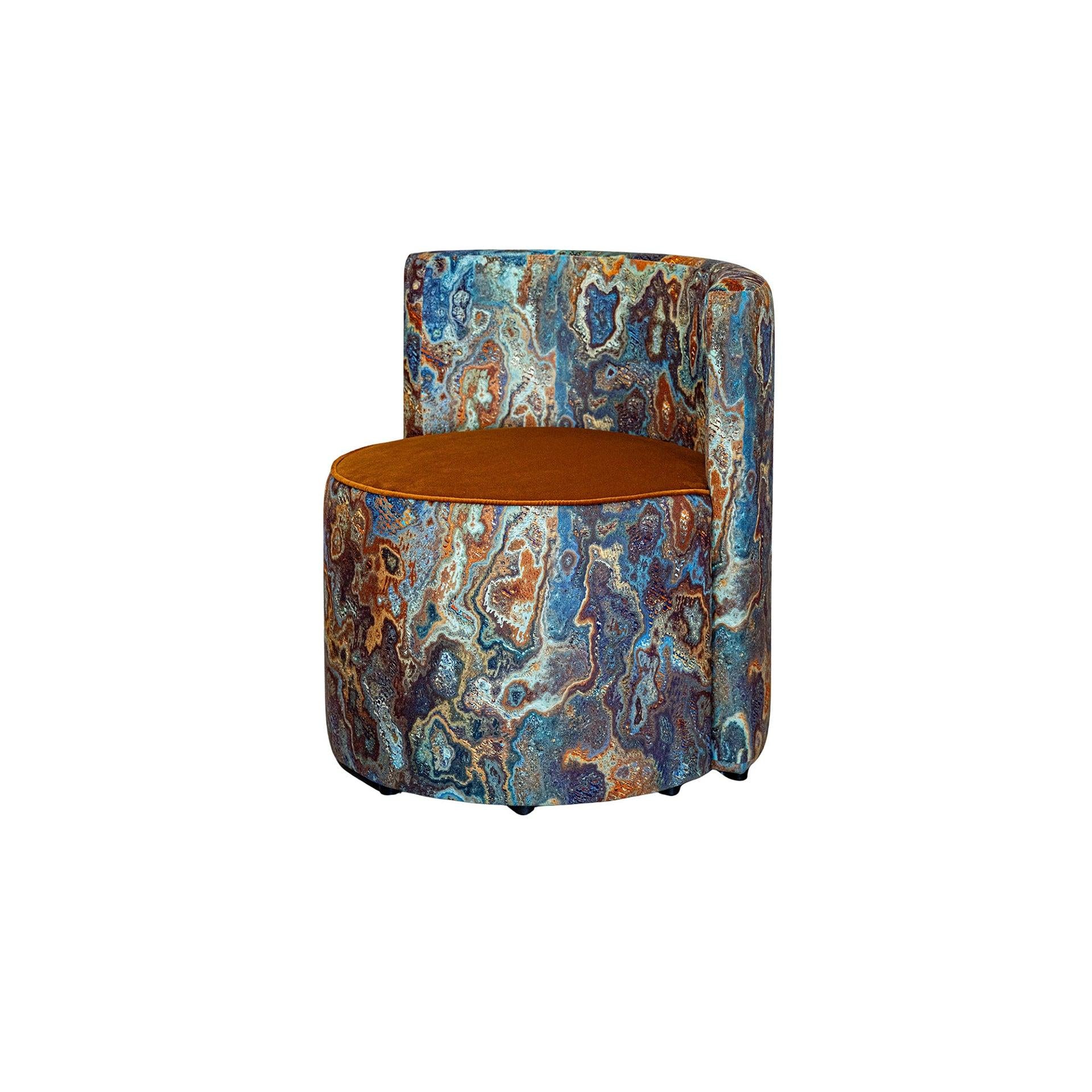 Doğal Taş Desen Sırt Destekli Puf