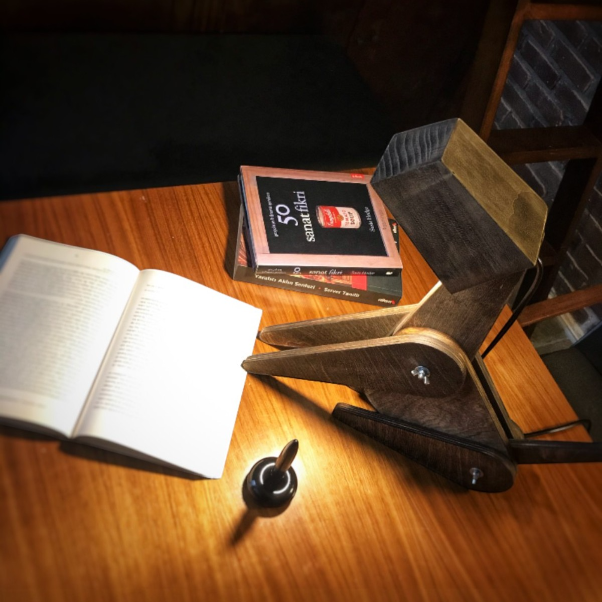 Doglamp Ahşap Masa Lambası