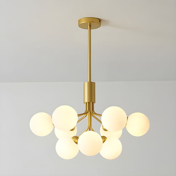 Dokuzlu Buzlu - Opal Camlı Avize