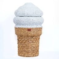 Dondurma Rattan Oyuncak Sepeti-Oyuncak Sepeti-Zoa Collection-NowShopFun