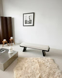 Dores Ahşap Teddy Bench Puf
