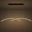Double Bow Sarkıt Led Avize 120 Cm