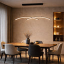 Double Bow Sarkıt Led Avize 120 Cm