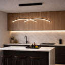 Double Bow Sarkıt Led Avize 120 Cm