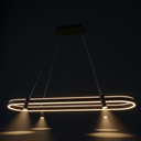 Double Light 120 Cm 4 Spotlu Led Avize