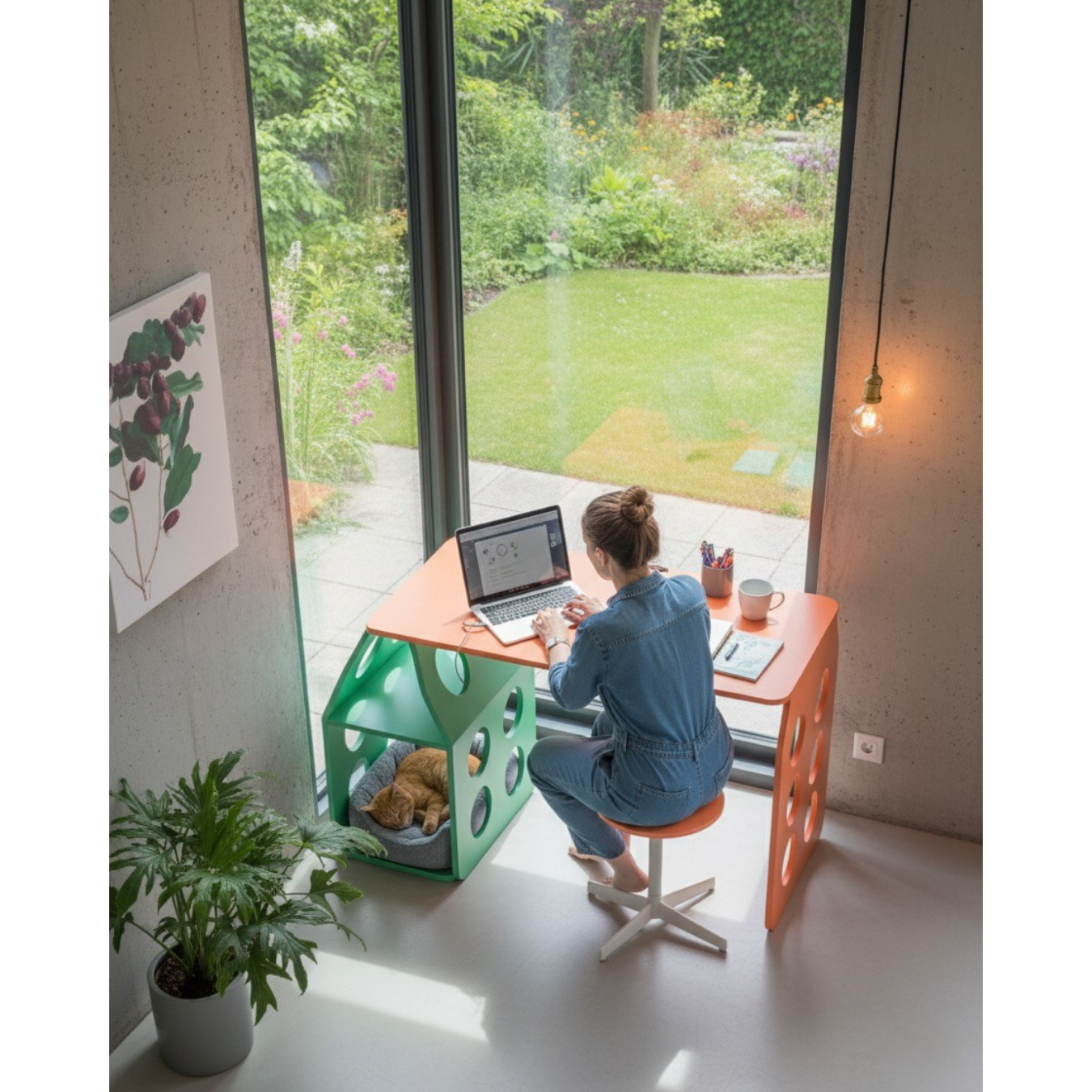 Duet Evcil Hayvan Paylaşımlı Çalışma Masası