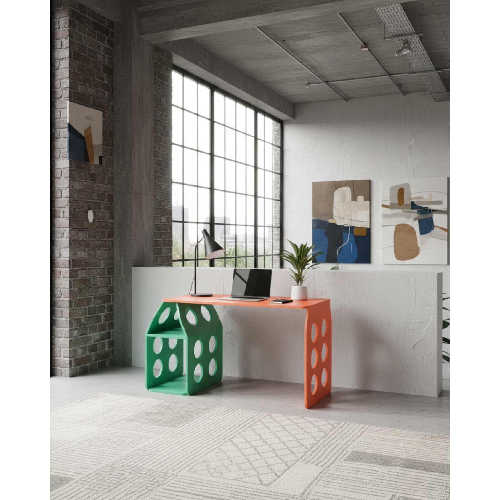 Duet Evcil Hayvan Paylaşımlı Çalışma Masası