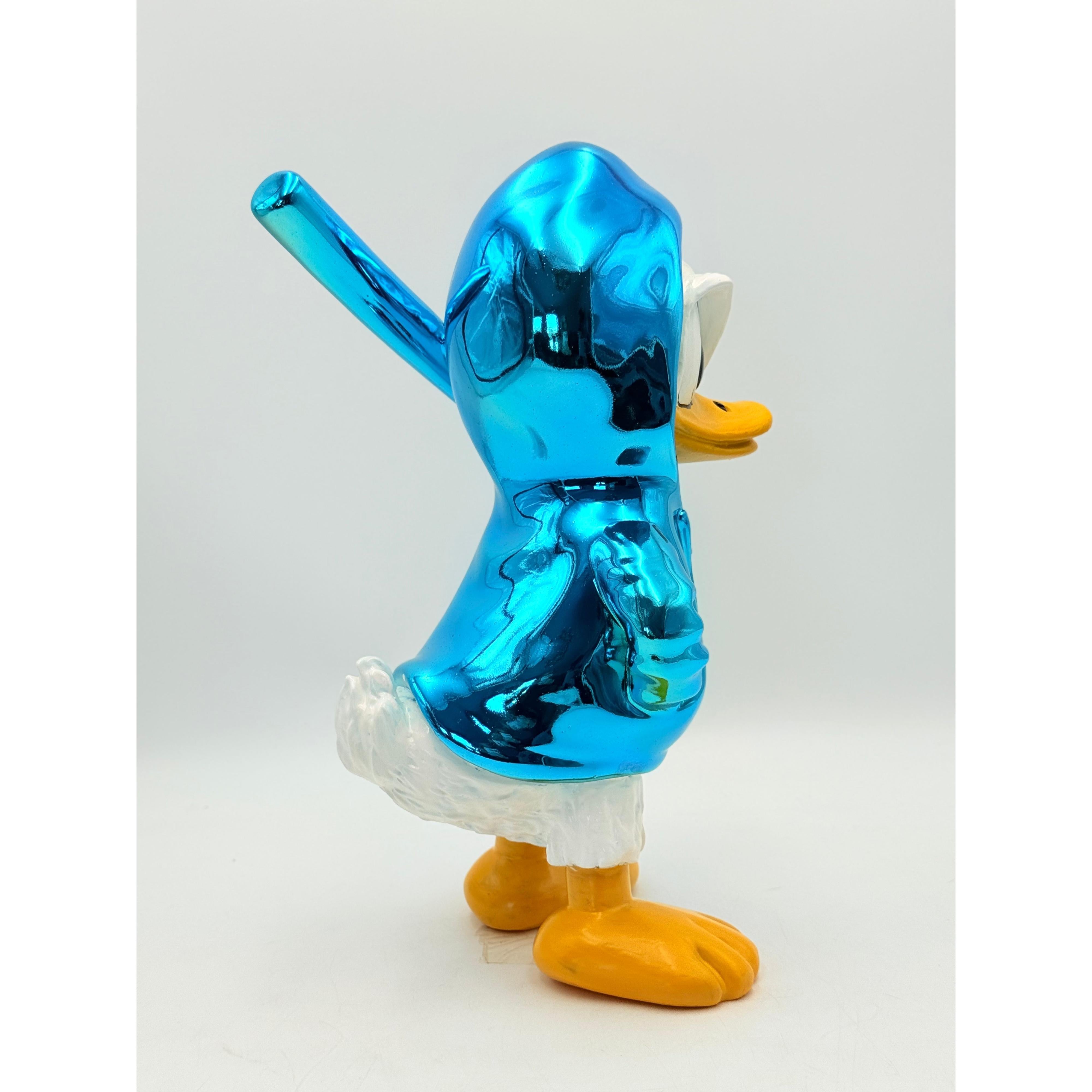 Duxx - Mavi Krom Kaplama Heykel