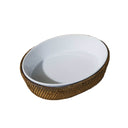 Elips Rattan Fırın Kabı
