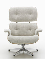 Eames Tekli Koltuk & Puf-Berjer-Innature Home-Mat Siyah Deri-NowShopFun
