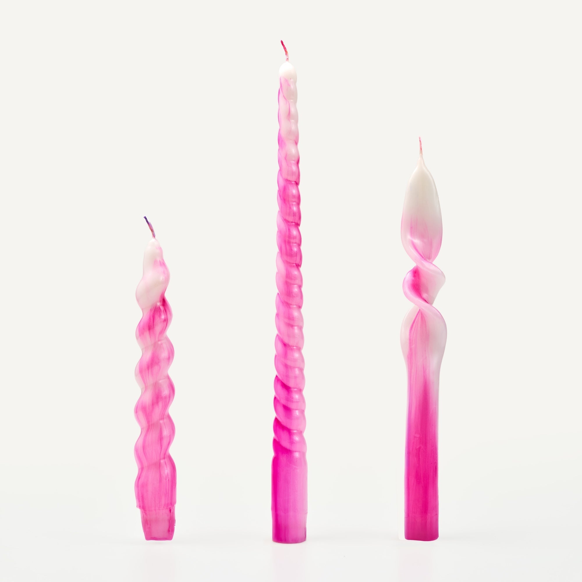 Ebruli 3'Lü Burgu Set Mum