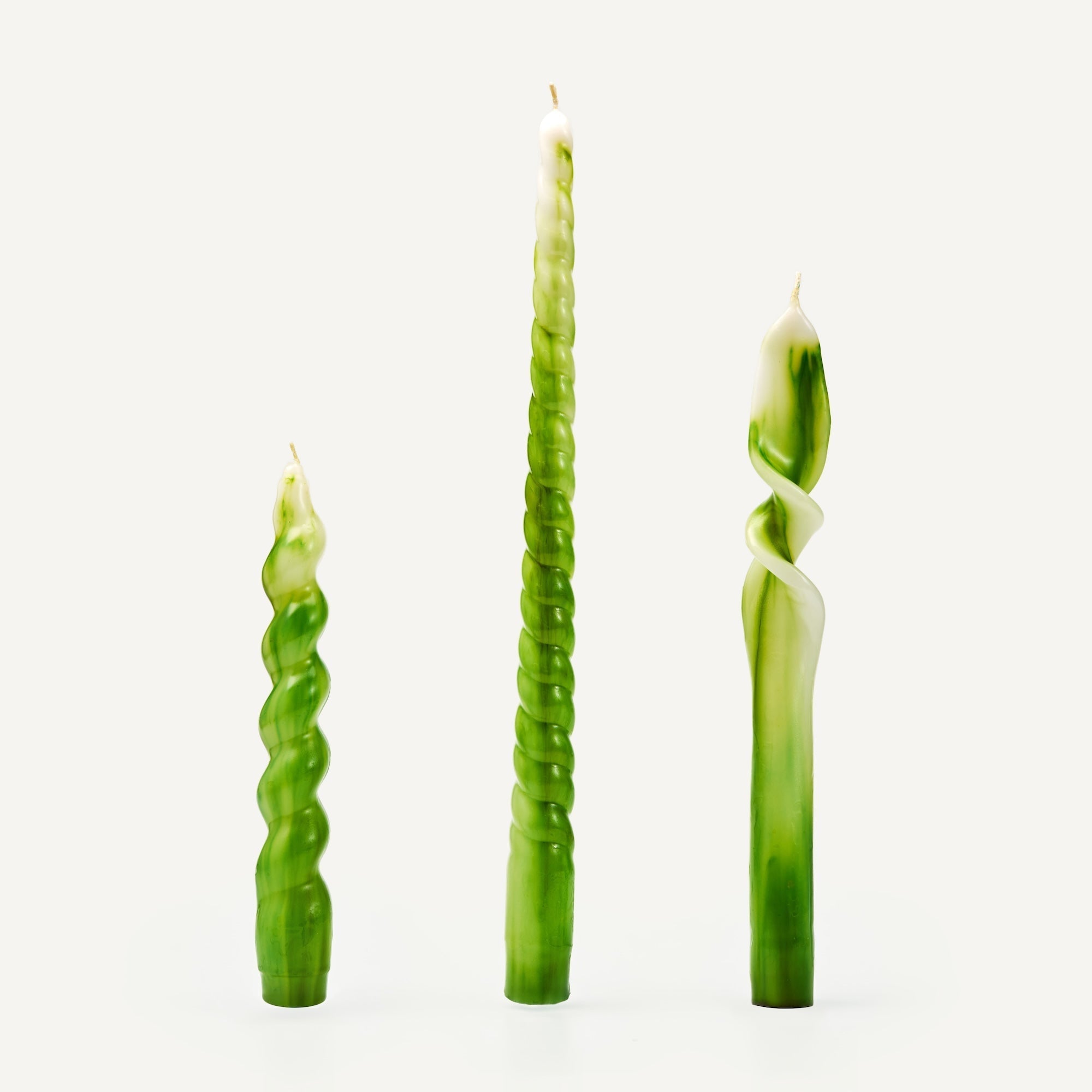 Ebruli 3'Lü Burgu Set Mum