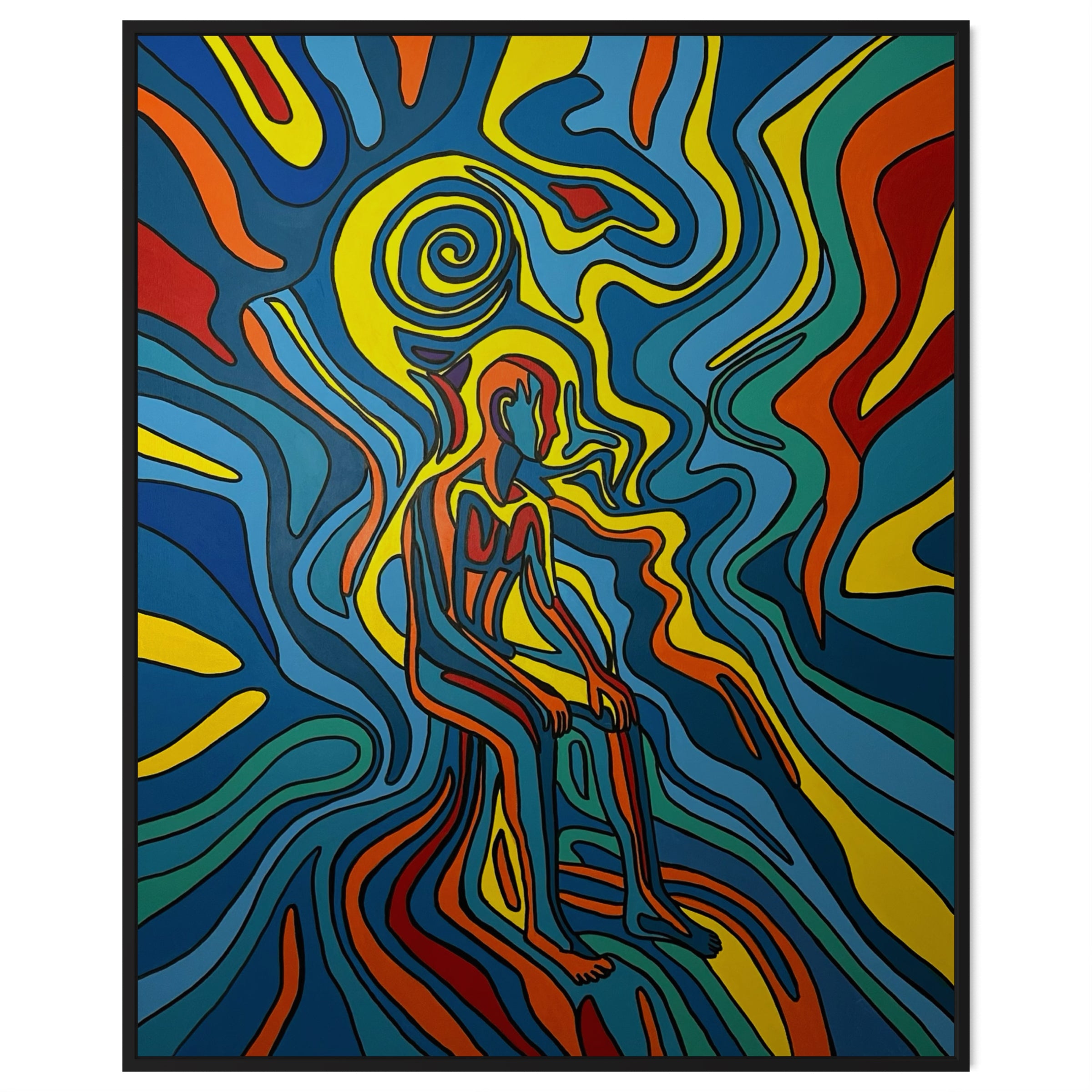 Echoes In The Flow Tablo Pt.2 | 120x150 Cm