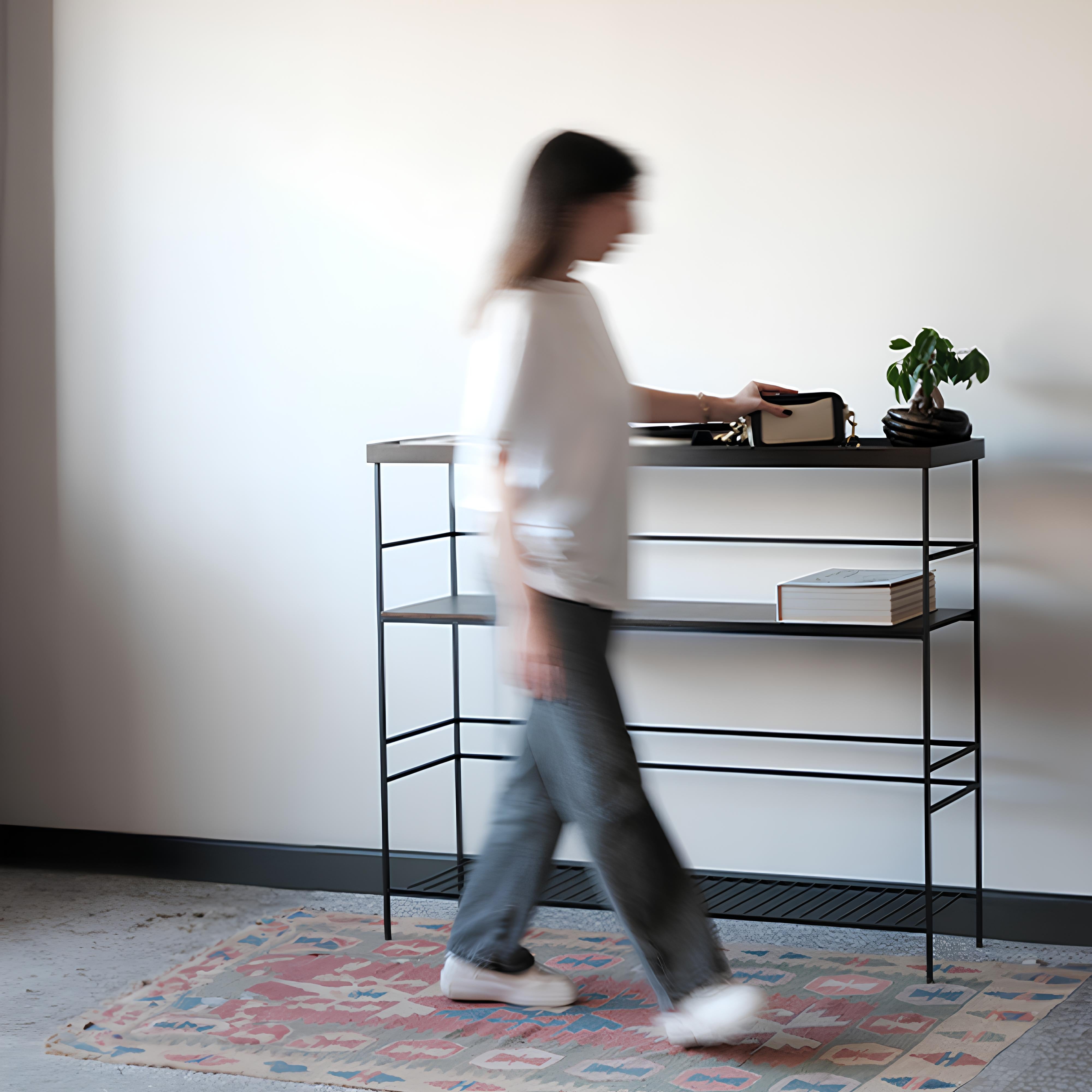 Edge Dresuar, Meşe, Siyah Metalli