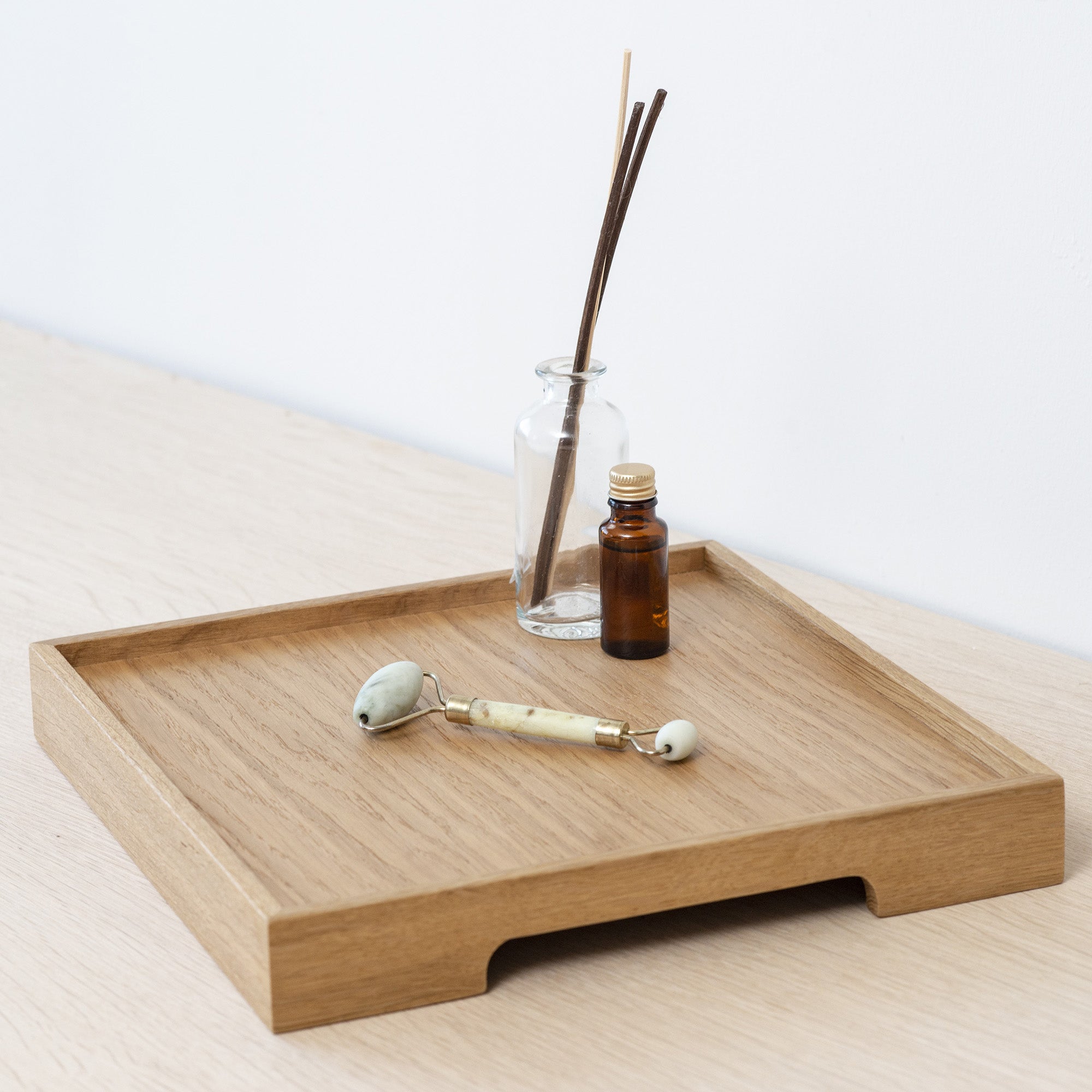 Edge Meşe Tepsi Kare