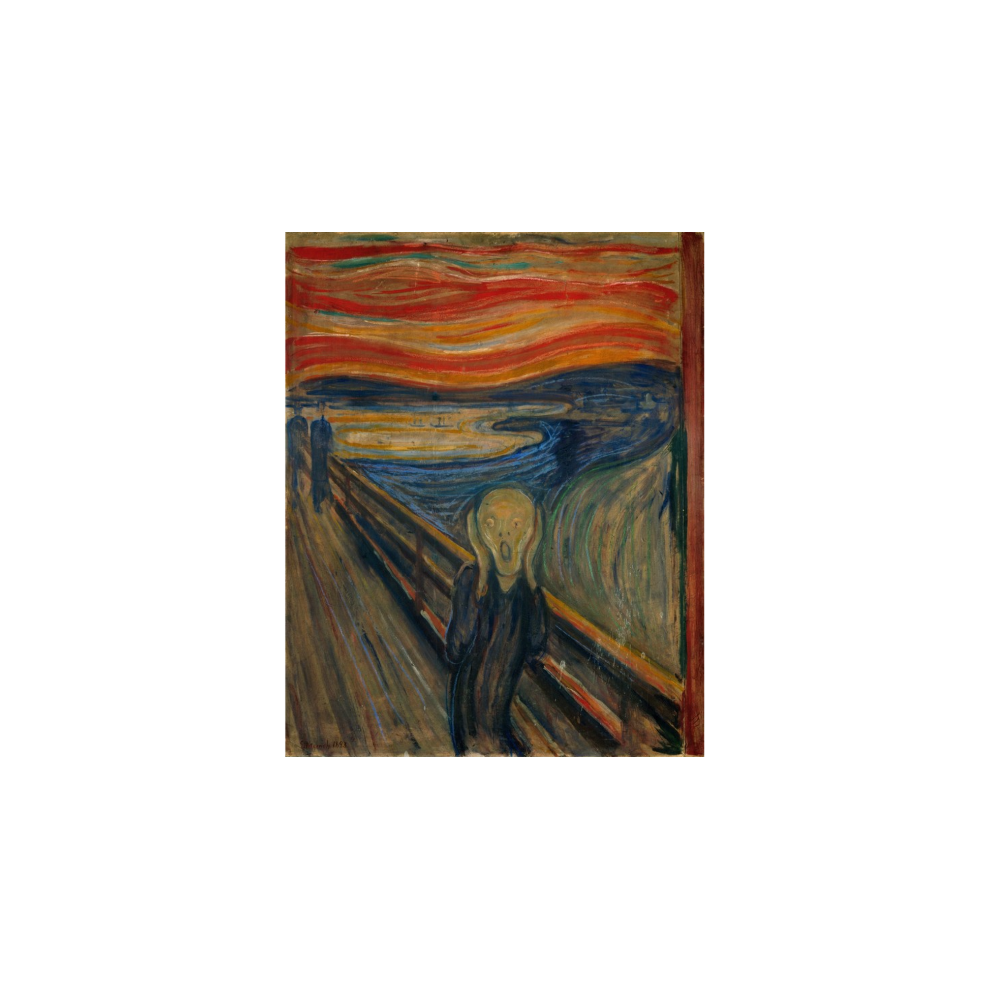 Edvard Munch - Çığlık Fine Art Baskı