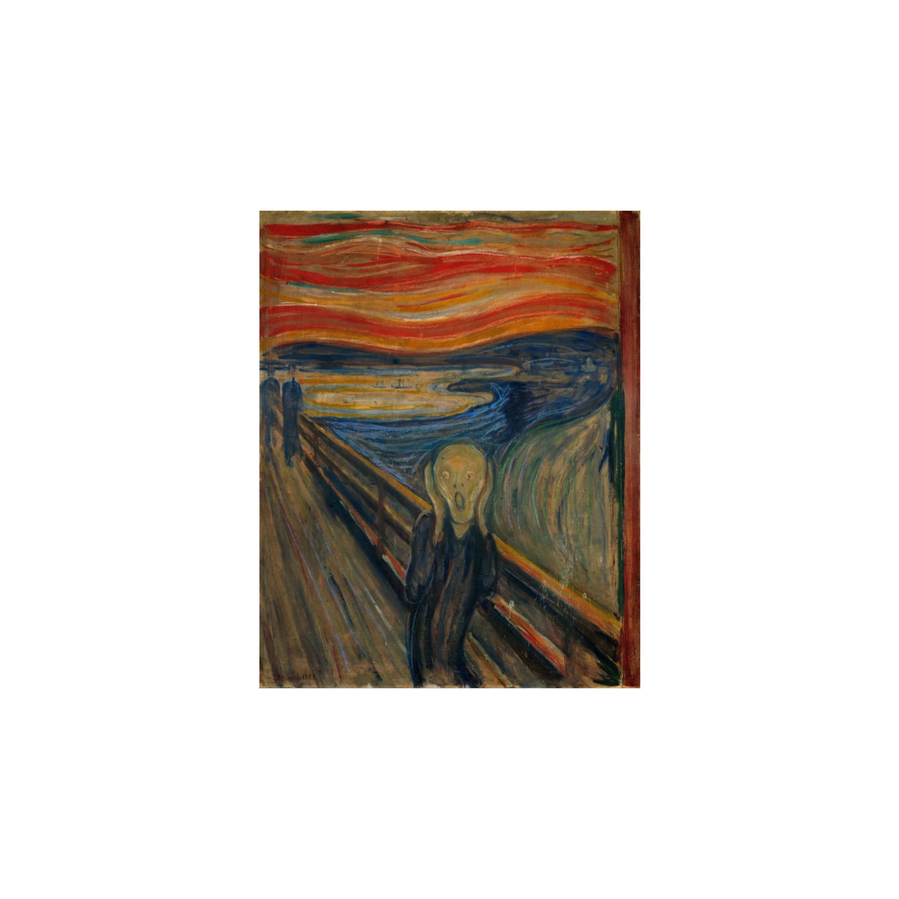 Edvard Munch - Çığlık Fine Art Baskı