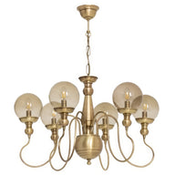 Efruz 6 Kollu Avize-Avize-Metanoya Lighting-Camlı-NowShopFun