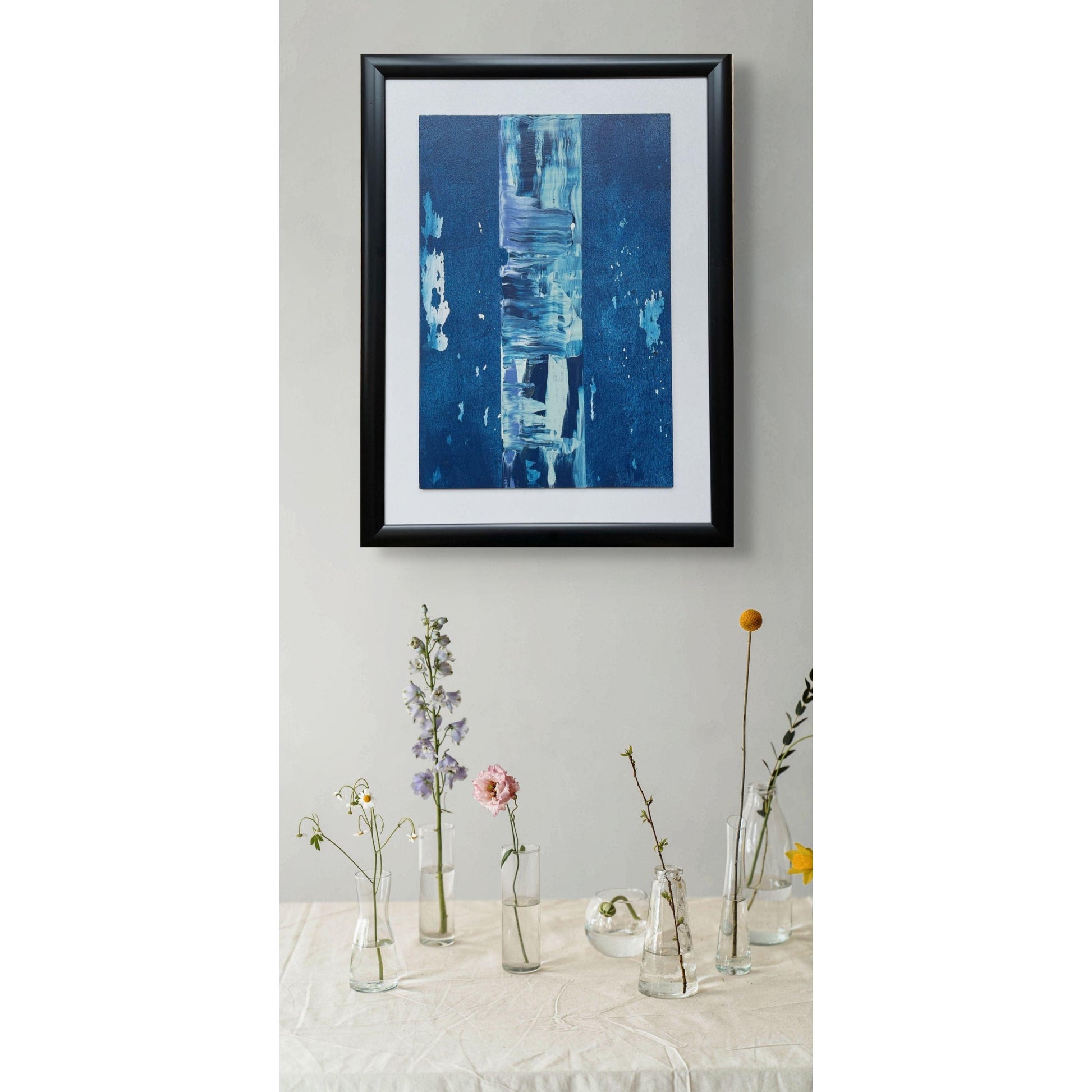 Ege Ruhu 3 – Hazır Siyah Çerçeveli Akrilik Tablo 31 X 41 Cm